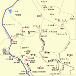 筑波山周辺のサイクリングマップ