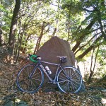 三ツ石森林公園で自転車